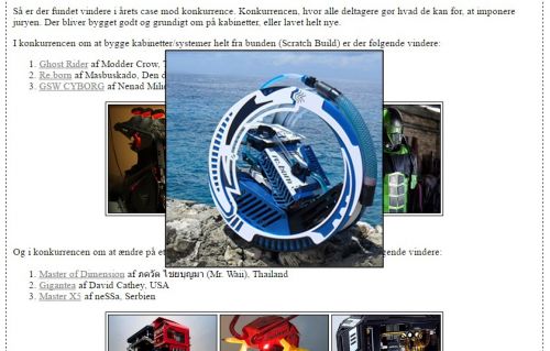 Screenshot gallery