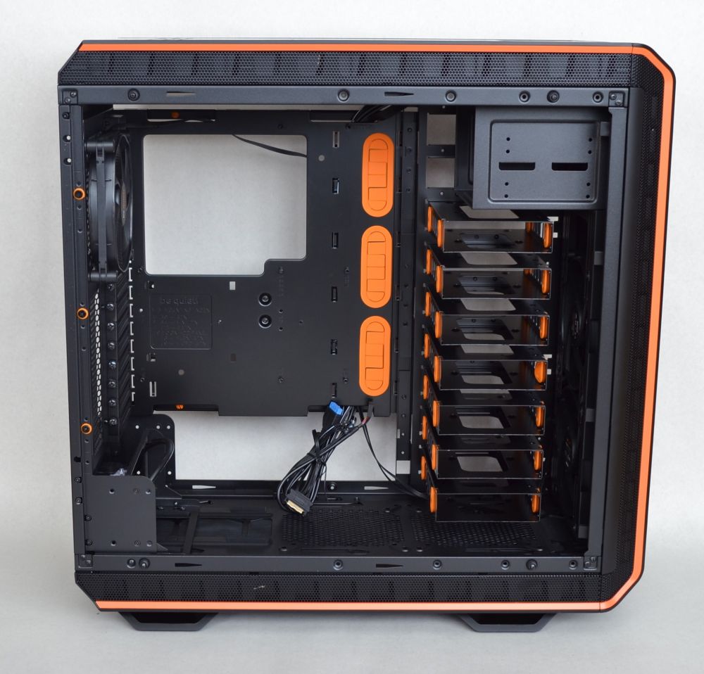 Open front case