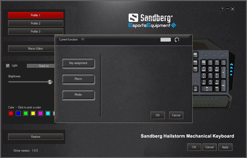Hailstomr driver key function